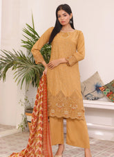 Luxury Embroidered Chicken Kari 3-Piece