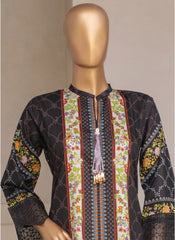 Embroidered 3-Piece Lawn Suit with Chiffon Dupatta