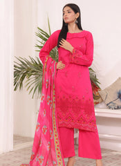 Luxury Embroidered Chicken Kari 3-Piece