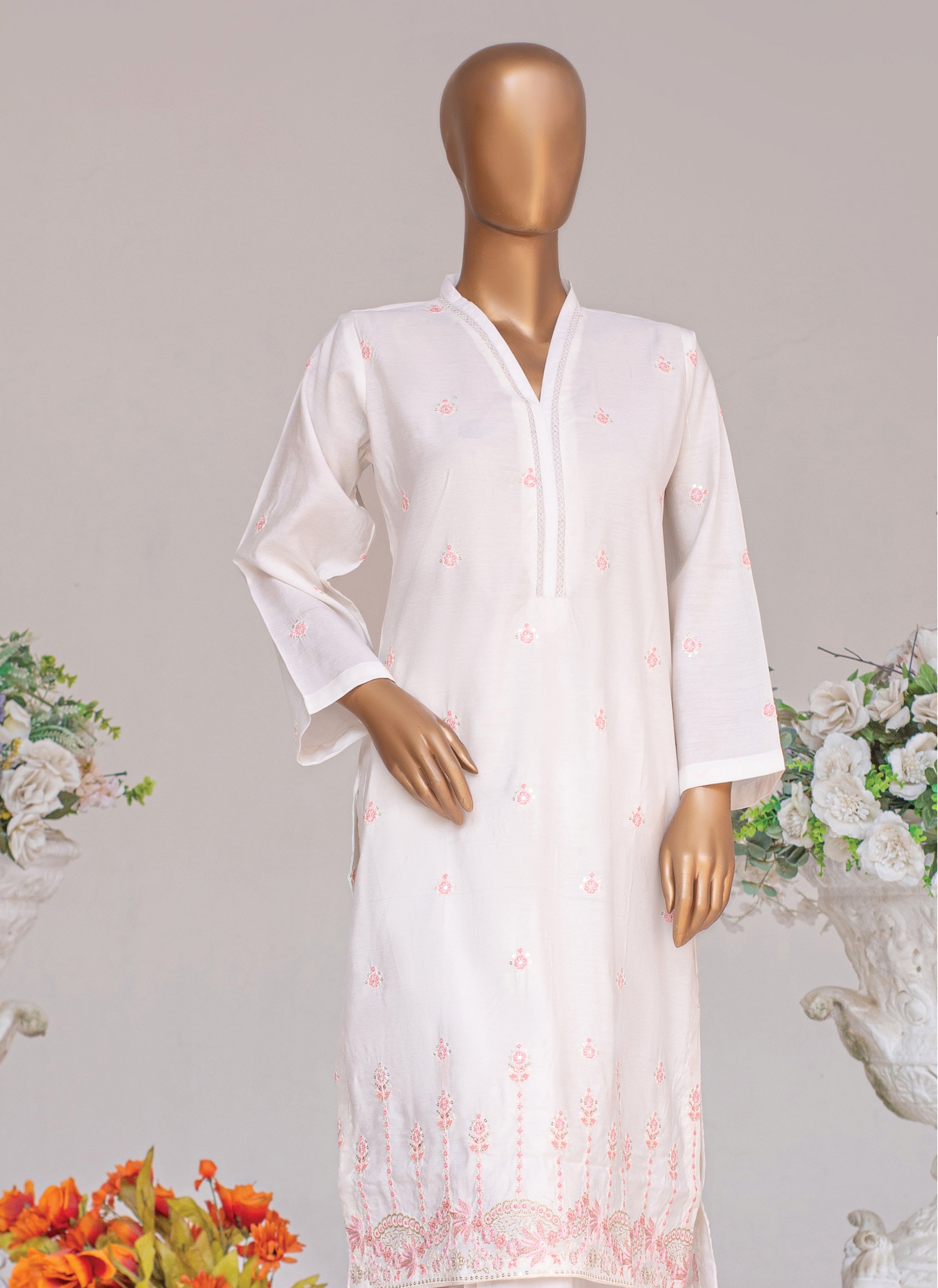 Embroidered Shamry 2-Piece Co-Ords Set