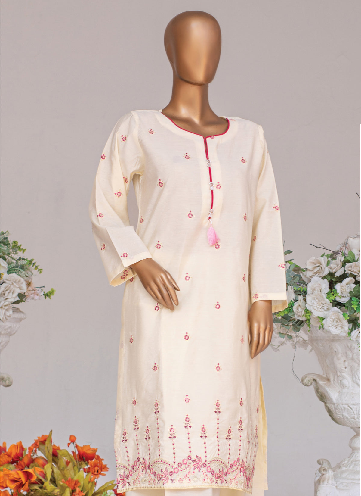 Embroidered Shamry 2-Piece Co-Ords Set