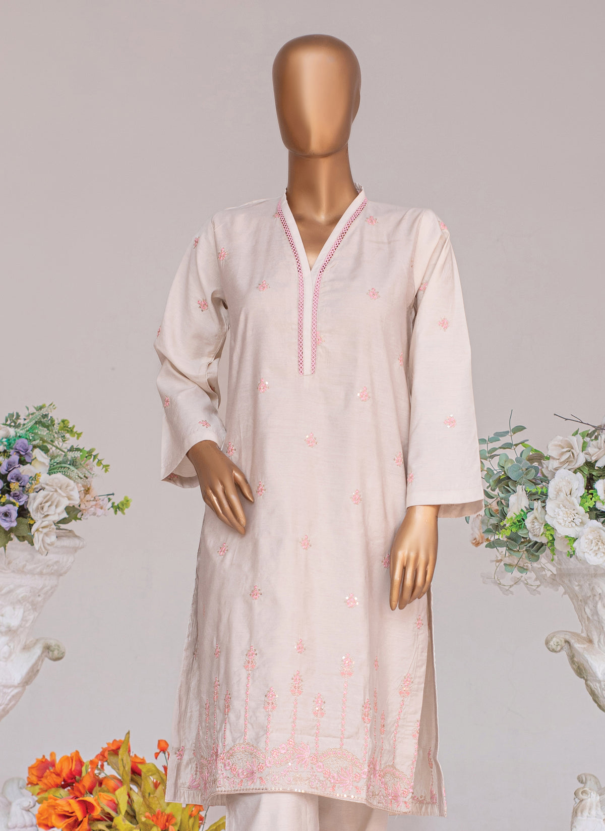 Embroidered Shamry 2-Piece Co-Ords Set