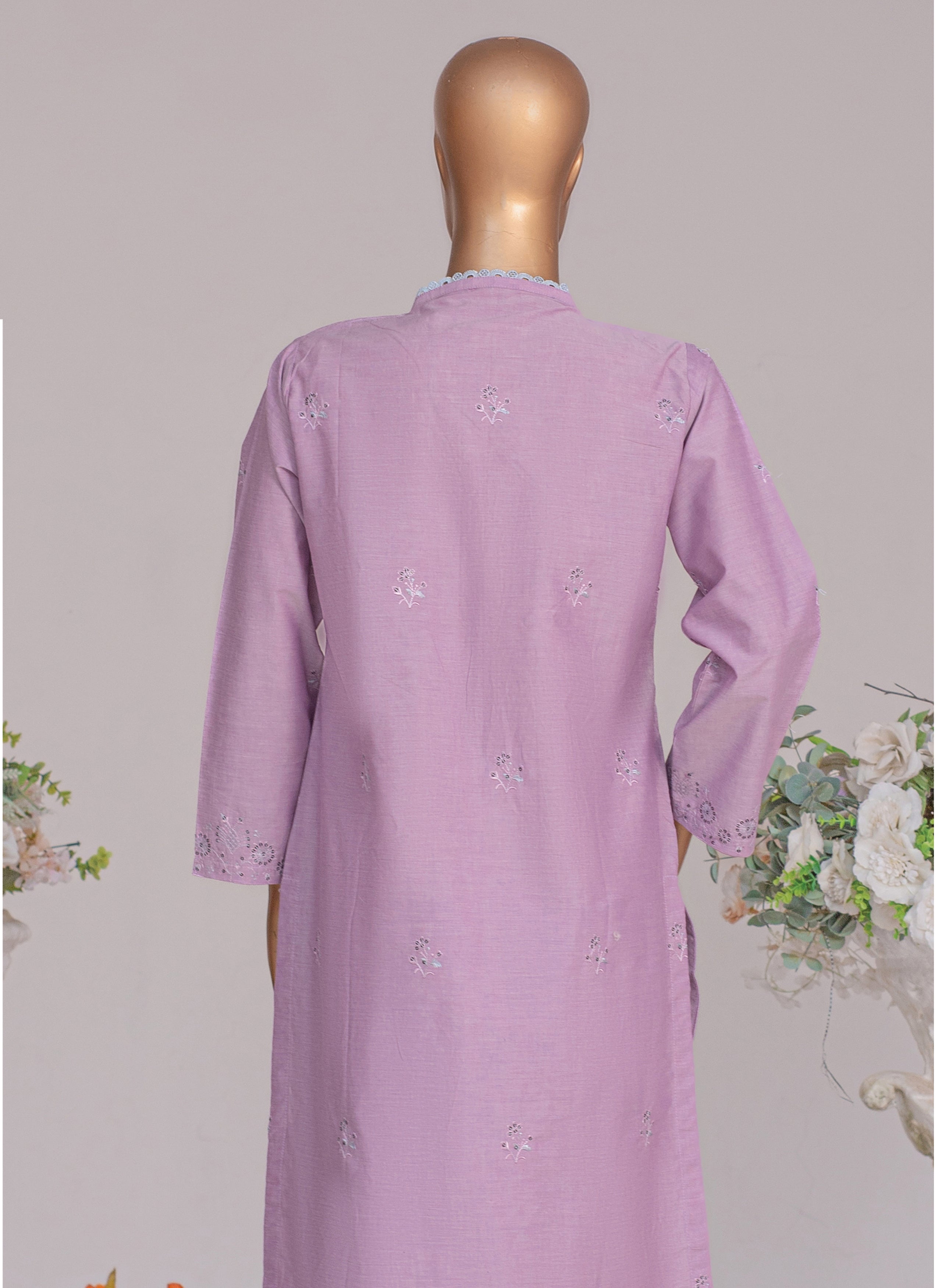 Embroidered Shamry 2-Piece Co-Ords Set