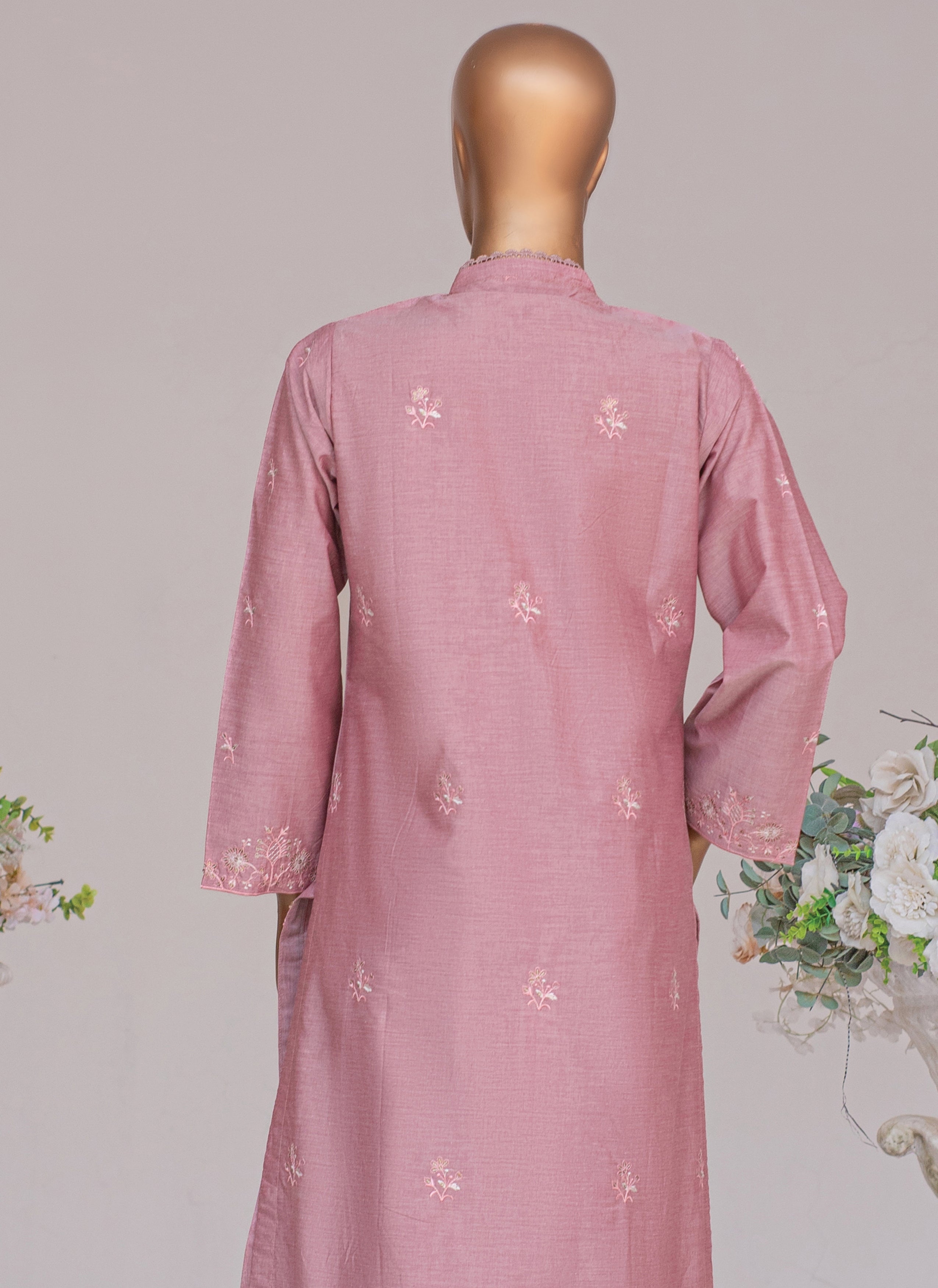 Embroidered Shamry 2-Piece Co-Ords Set