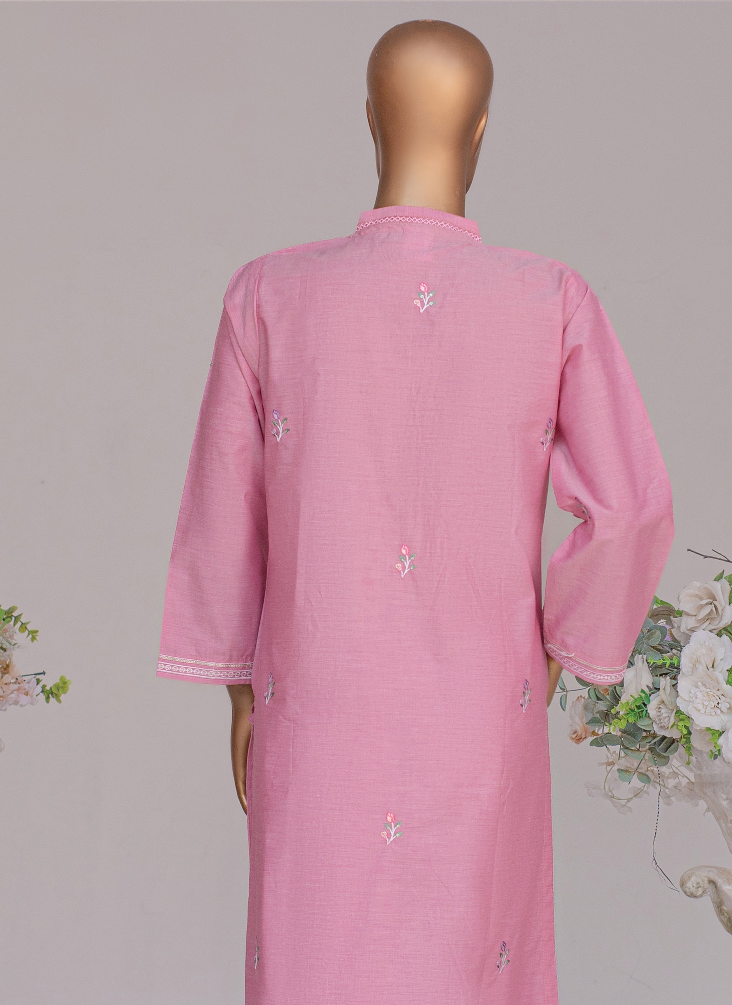 Embroidered Shamry 2-Piece Co-Ords Set