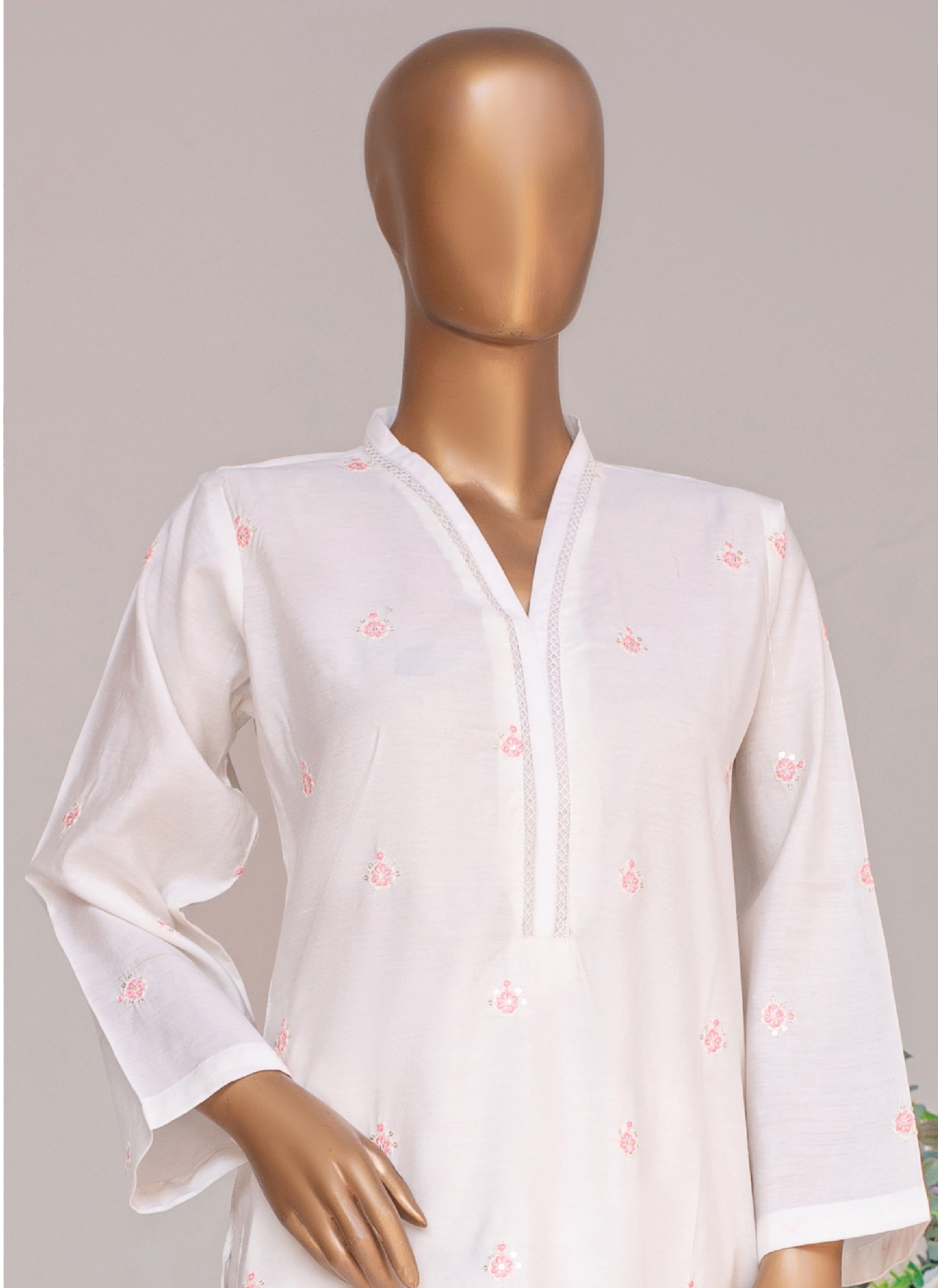 Embroidered Shamry 2-Piece Co-Ords Set