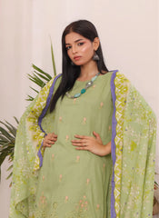 Luxury Embroidered Chicken Kari 3-Piece
