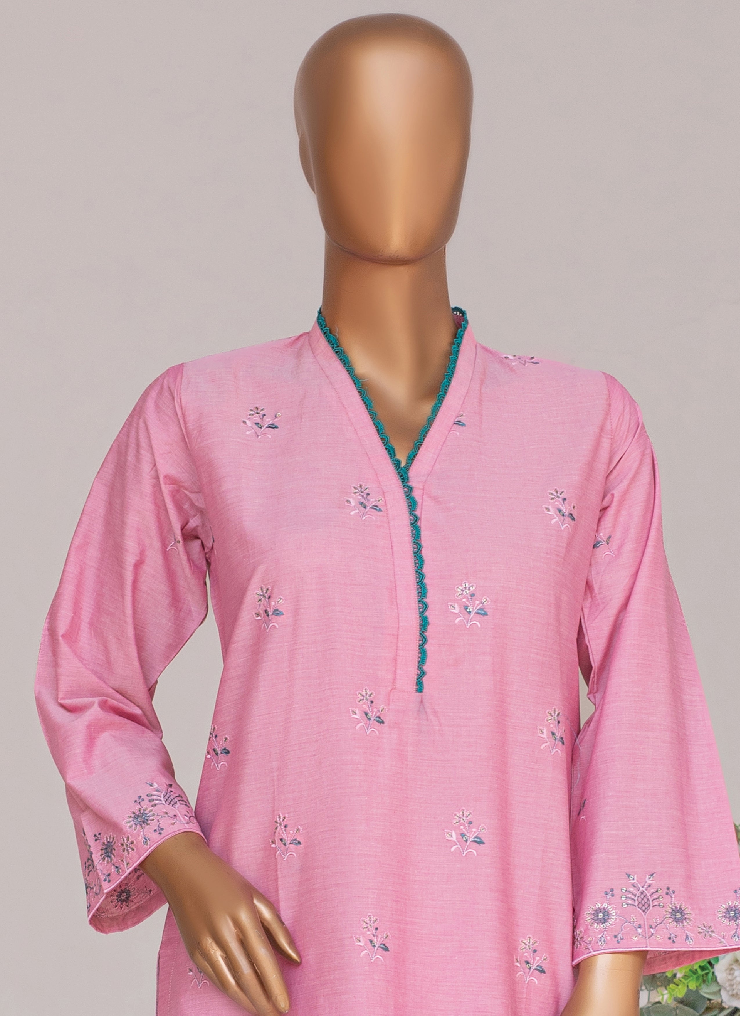 Embroidered Shamry 2-Piece Co-Ords Set